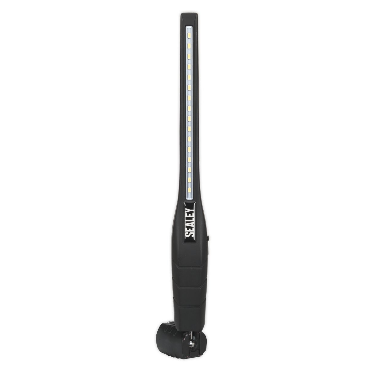 Rechargeable 360° Slim Inspection Lamp 16 SMD LED + 1W LED Black Lithium-ion