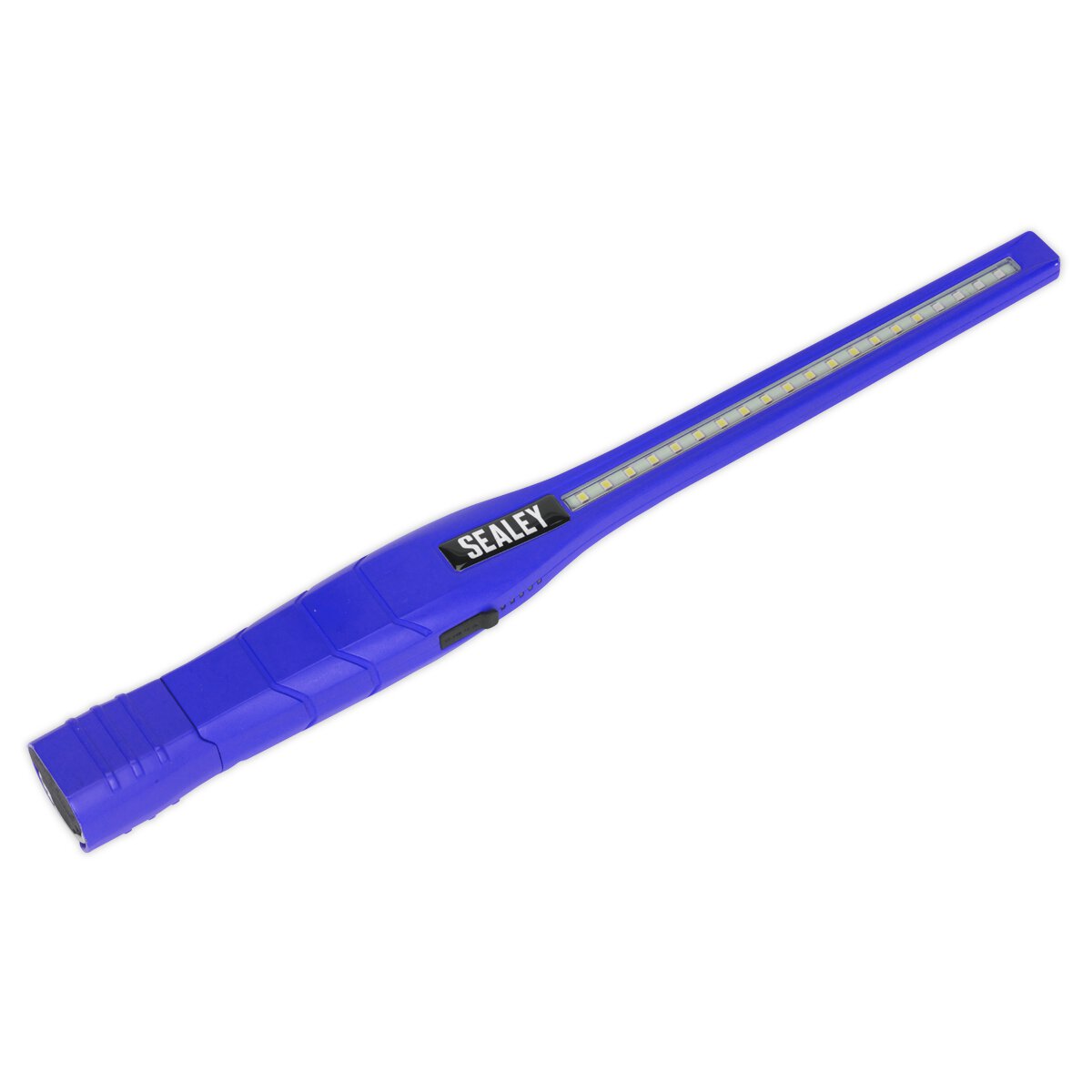 Rechargeable 360° Slim Inspection Lamp 16 SMD LED + 1W LED + UV Light Black Lithium-ion
