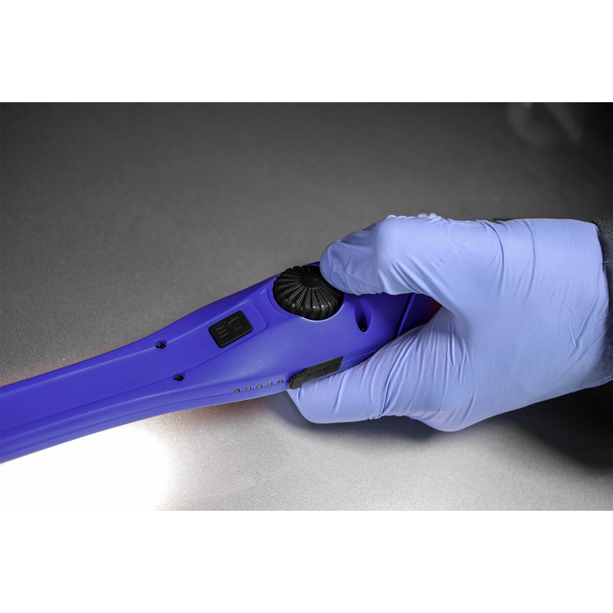 Rechargeable 360° Slim Inspection Lamp 16 SMD LED + 1W LED + UV Light Black Lithium-ion