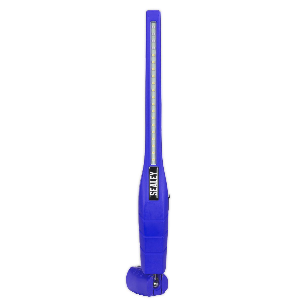 Rechargeable 360° Slim Inspection Lamp 16 SMD LED + 1W LED + UV Light Black Lithium-ion