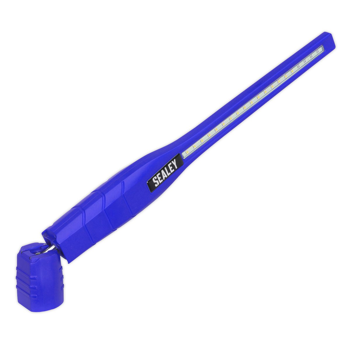 Rechargeable 360° Slim Inspection Lamp 16 SMD LED + 1W LED + UV Light Black Lithium-ion