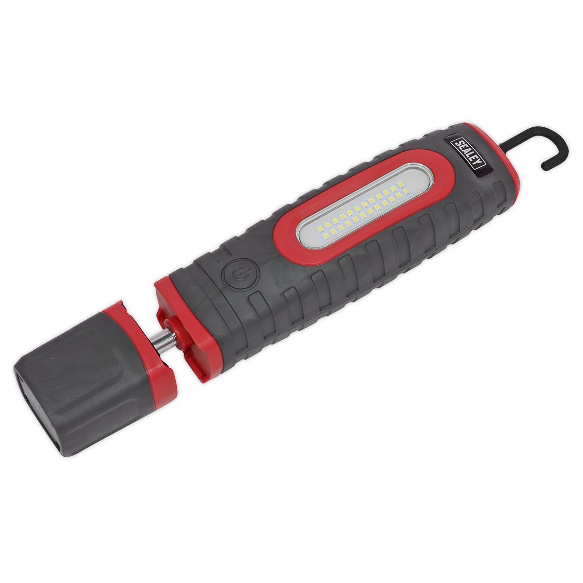 Rechargeable 360° Inspection Lamp 24 SMD LED + 3W LED Red 2 x Lithium-ion