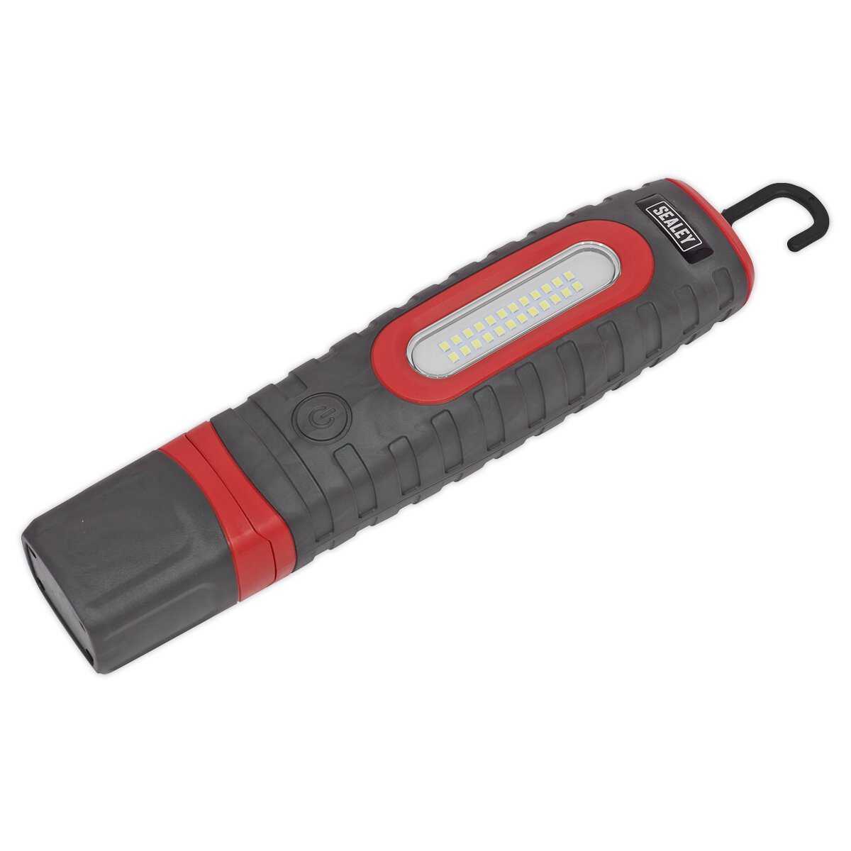 Rechargeable 360° Inspection Lamp 24 SMD LED + 3W LED Red 2 x Lithium-ion