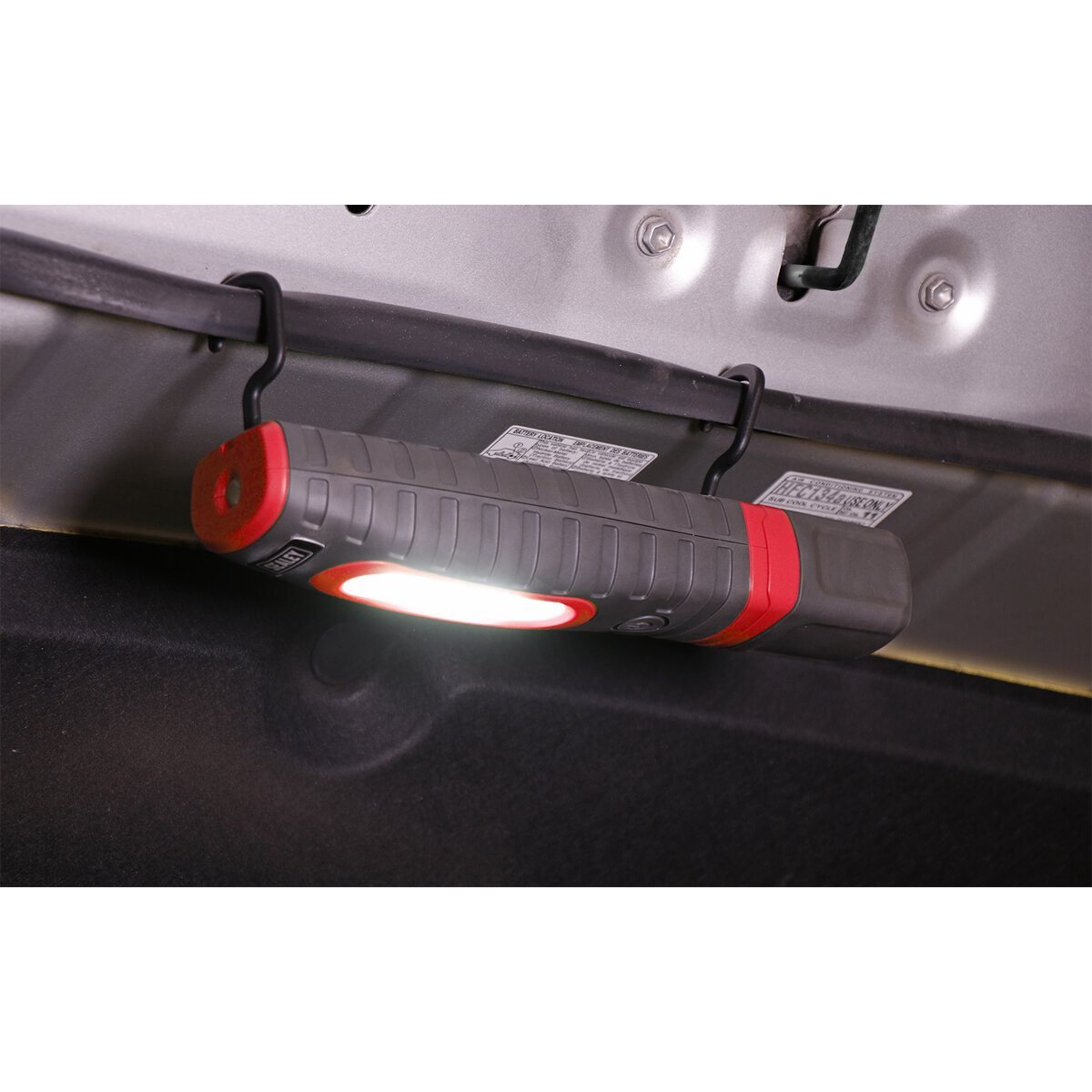 Rechargeable 360° Inspection Lamp 24 SMD LED + 3W LED Red 2 x Lithium-ion