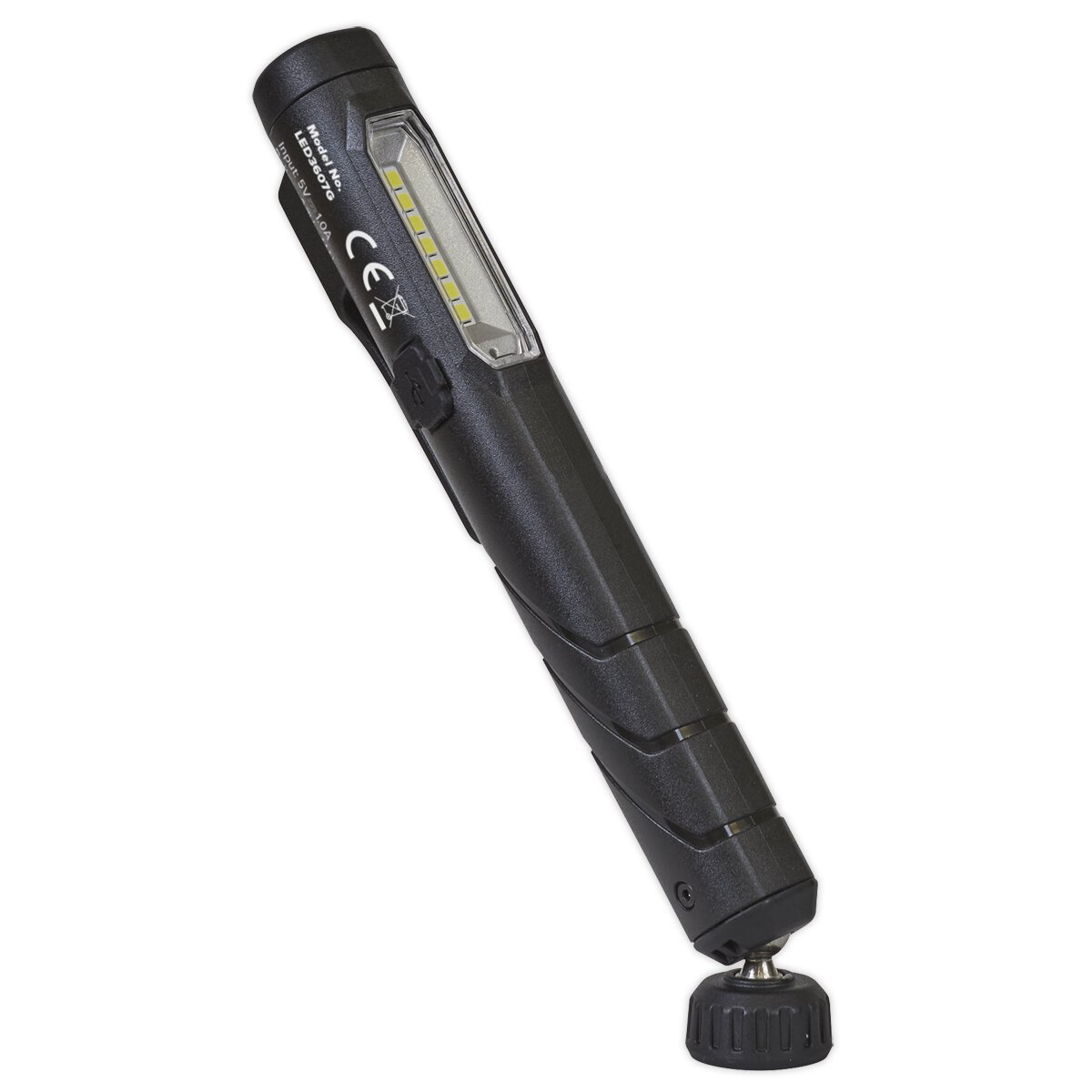 Rechargeable 360° Mini Penlight 7 SMD LED + 1W SMD LED