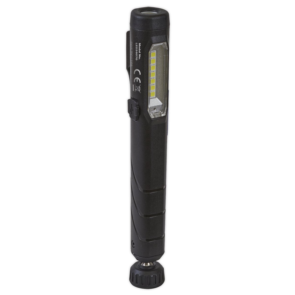 Rechargeable 360° Mini Penlight 7 SMD LED + 1W SMD LED
