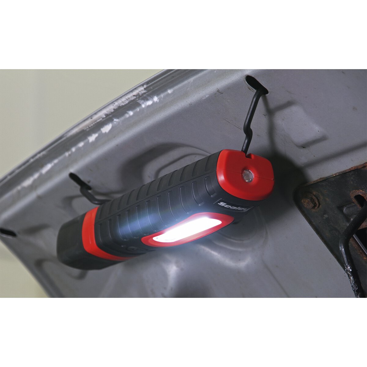 Rechargeable 360° Inspection Lamp 16 SMD LED + 3W LED Black 2 x Lithium-ion