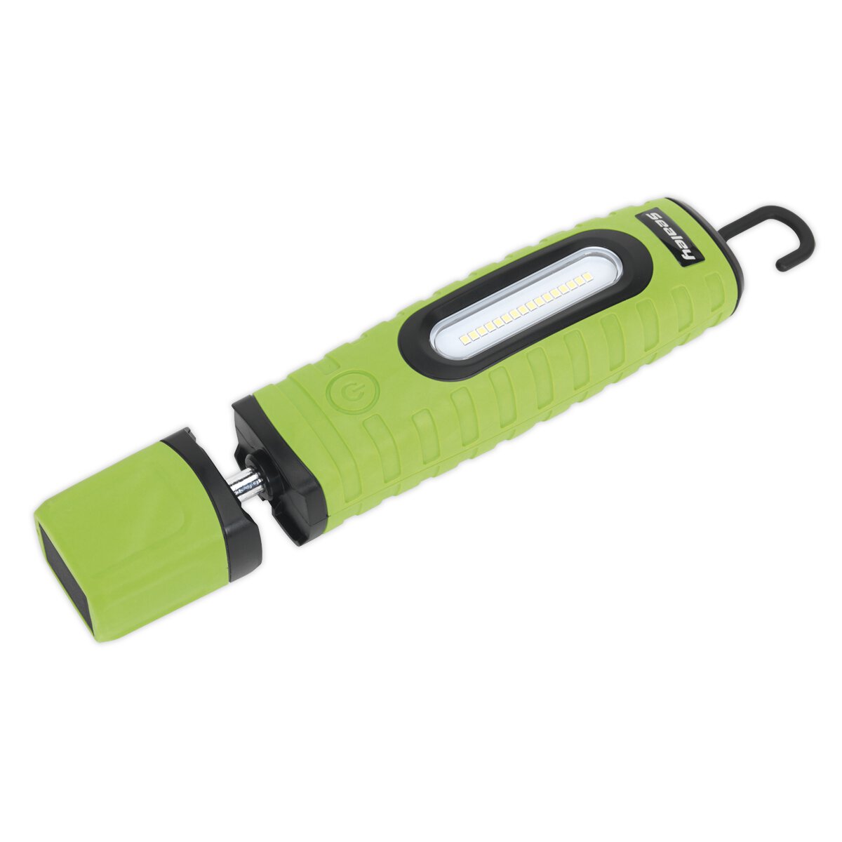 Rechargeable 360° Inspection Lamp 16 SMD LED + 3W LED Green 2 x Lithium-ion