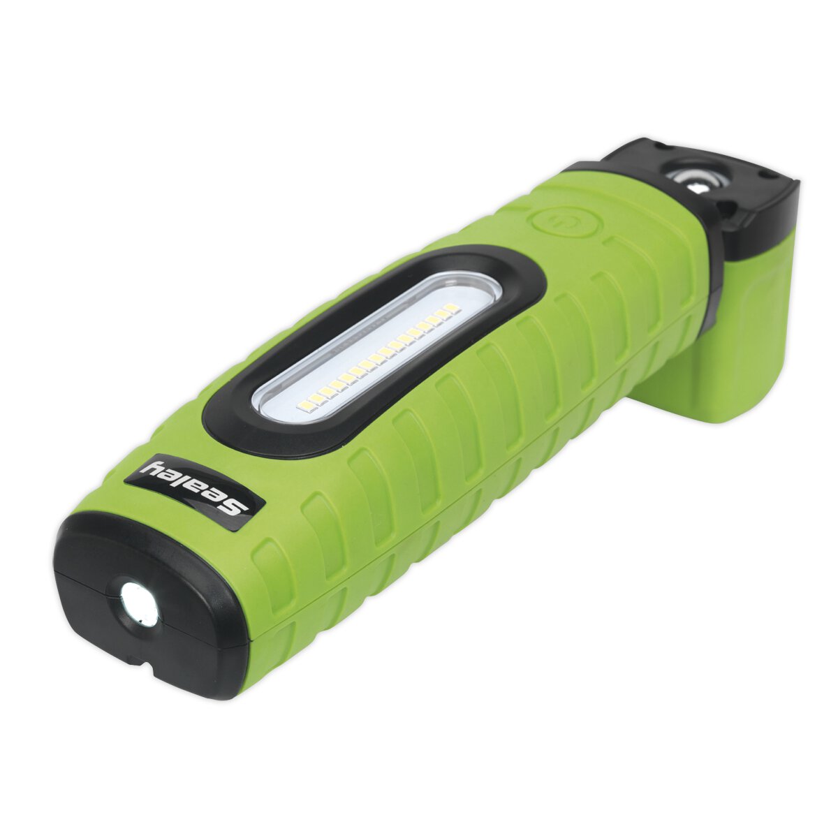 Rechargeable 360° Inspection Lamp 16 SMD LED + 3W LED Green 2 x Lithium-ion