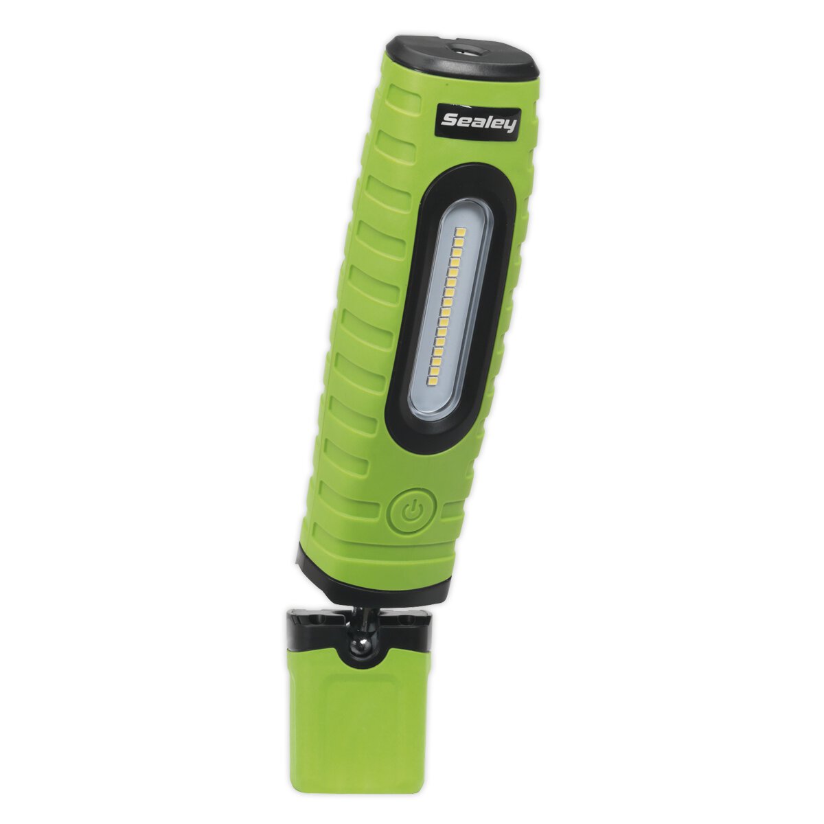 Rechargeable 360° Inspection Lamp 16 SMD LED + 3W LED Green 2 x Lithium-ion