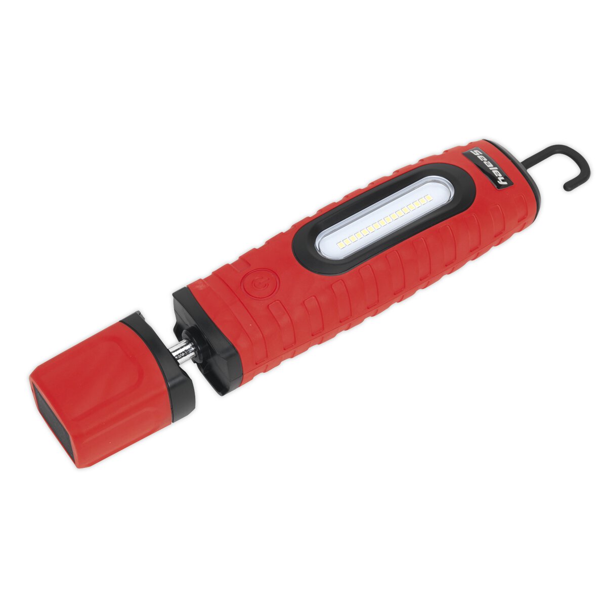 Rechargeable 360° Inspection Lamp 16 SMD LED + 3W LED Red 2 x Lithium-ion