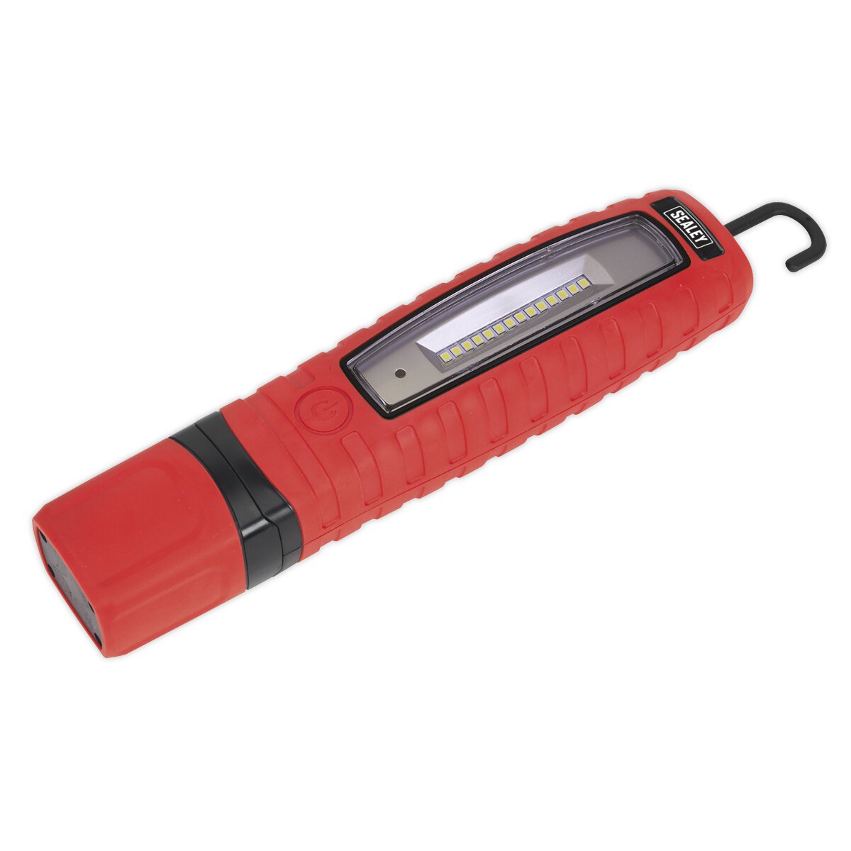 Rechargeable 360° Inspection Lamp 14 SMD LED + 3W LED Red Lithium-ion