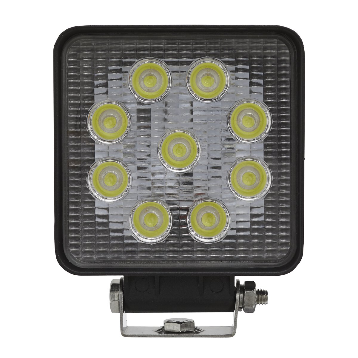 Square Work Light with Mounting Bracket 27W LED