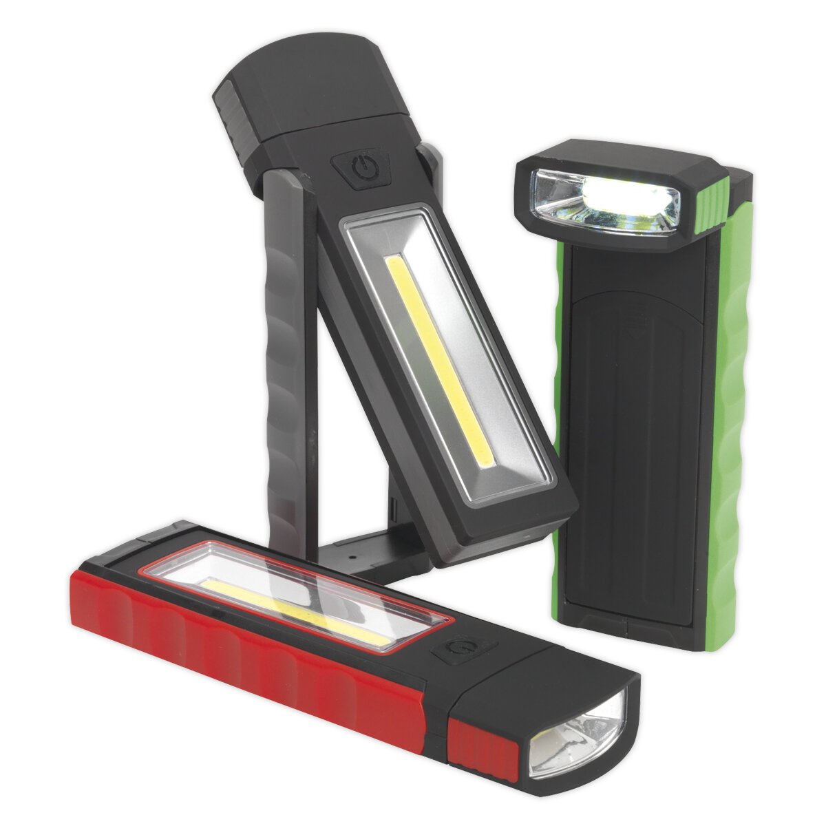 Magnetic Pocket Light 3W + 0.5W COB LED 4 x AAA Cell Display Box of 12