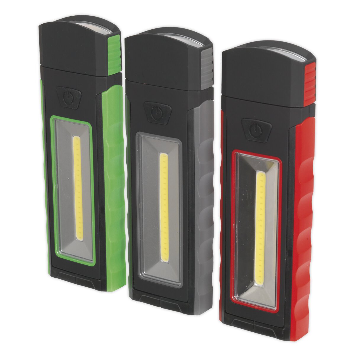 Magnetic Pocket Light 3W + 0.5W COB LED 4 x AAA Cell Display Box of 12