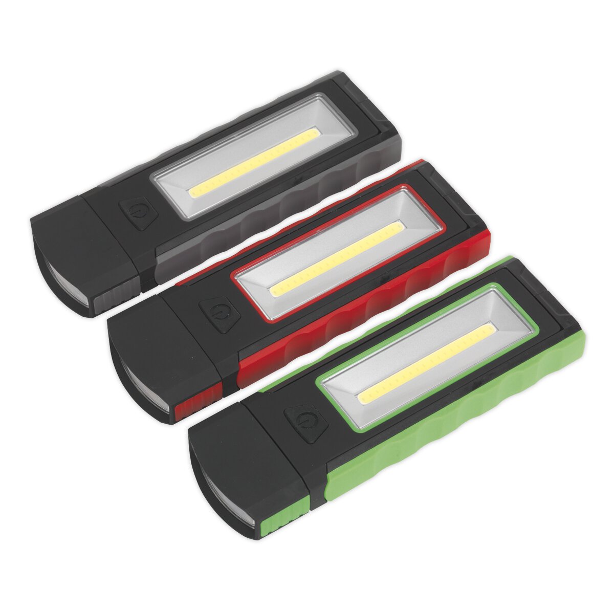 Magnetic Pocket Light 3W + 0.5W COB LED 4 x AAA Cell Display Box of 12