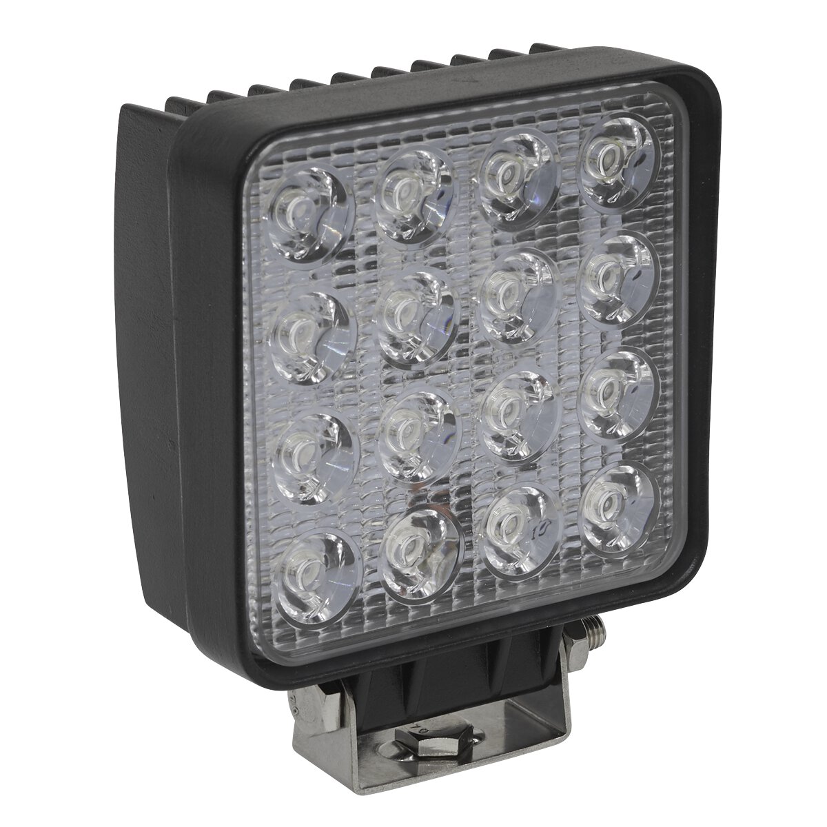 Square Work Light with Mounting Bracket 48W LED