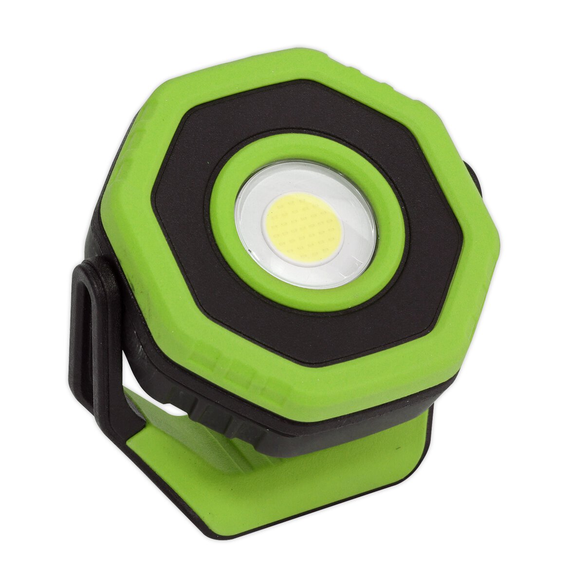 Rechargeable Pocket Floodlight with Magnet 360° 7W COB LED - Green