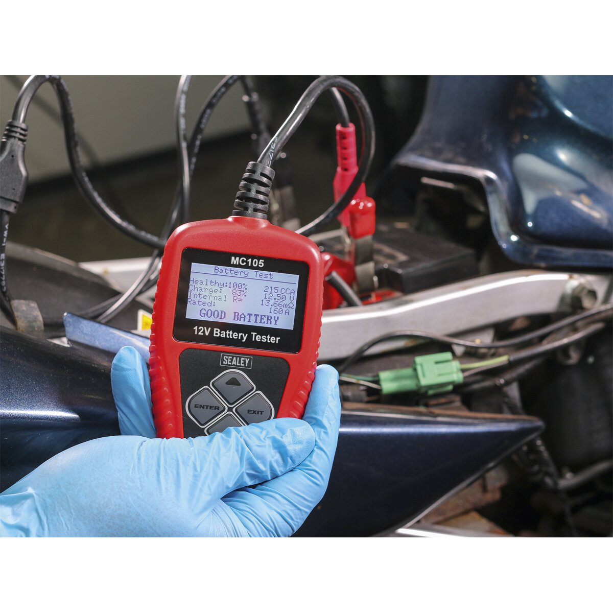 Motorcycle Digital Battery Tester 12V
