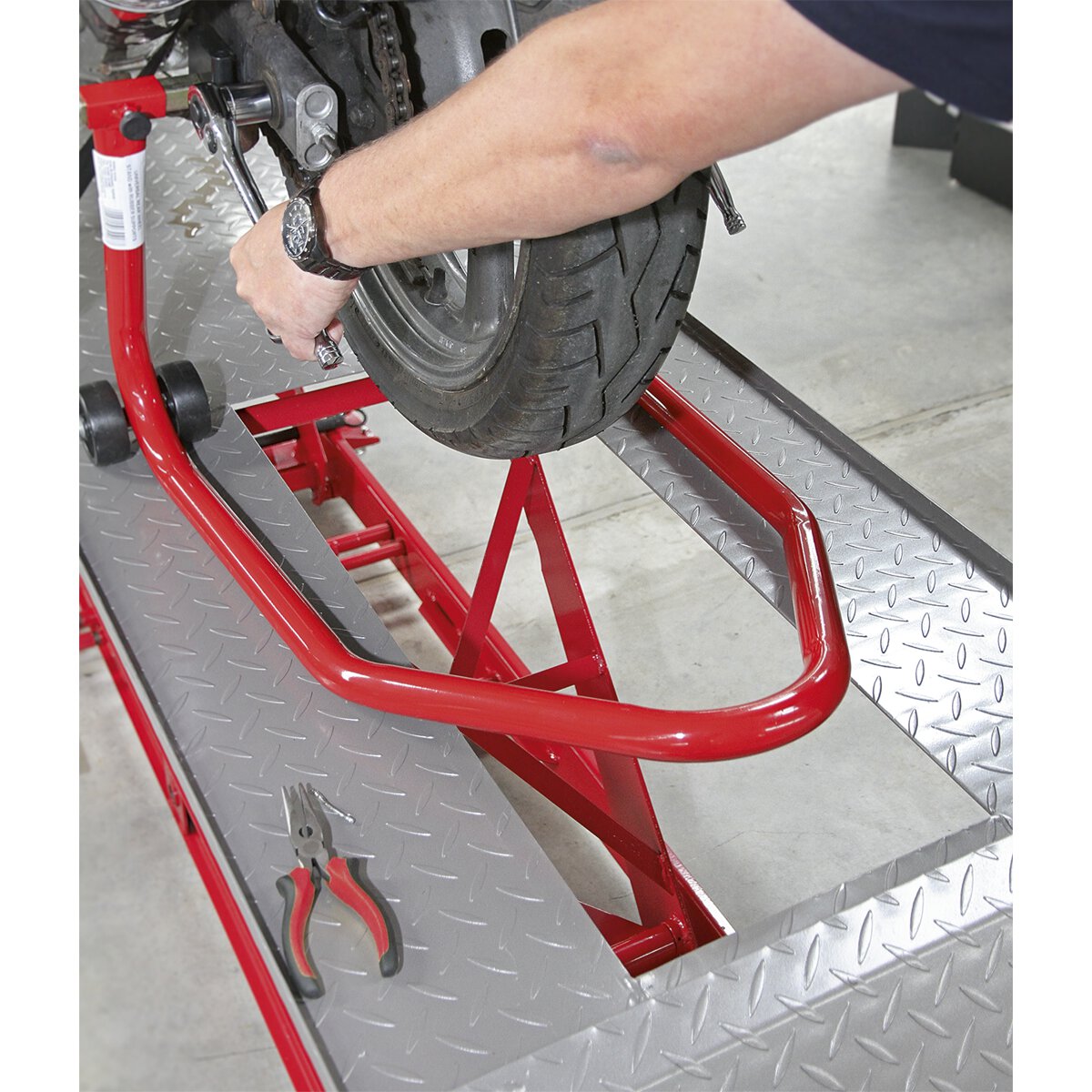 Motorcycle Lift 454kg Capacity Hydraulic