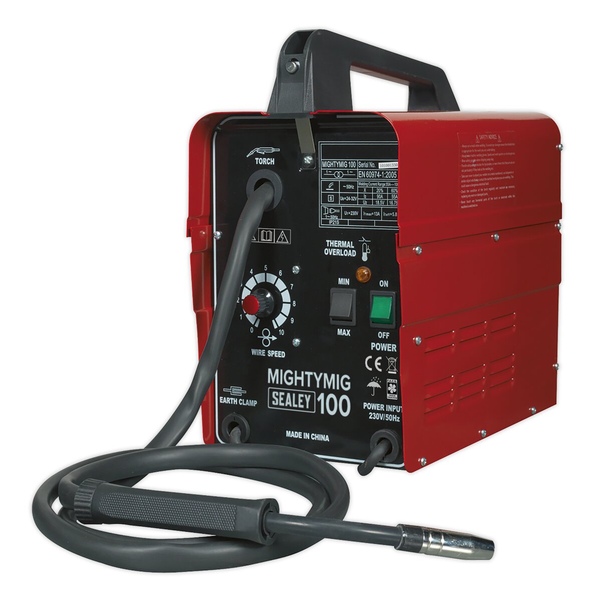 No-Gas MIG Welder 100Amp 230V