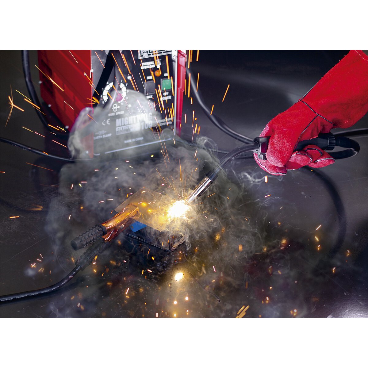 No-Gas MIG Welder 100Amp 230V