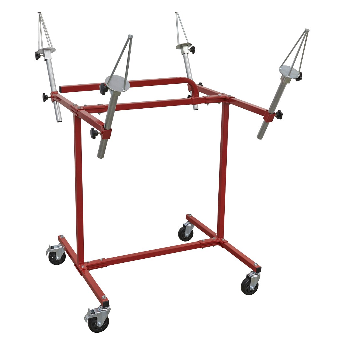 Alloy Wheel Painting/Repair Stand Heavy-Duty - 4 Wheel Capacity