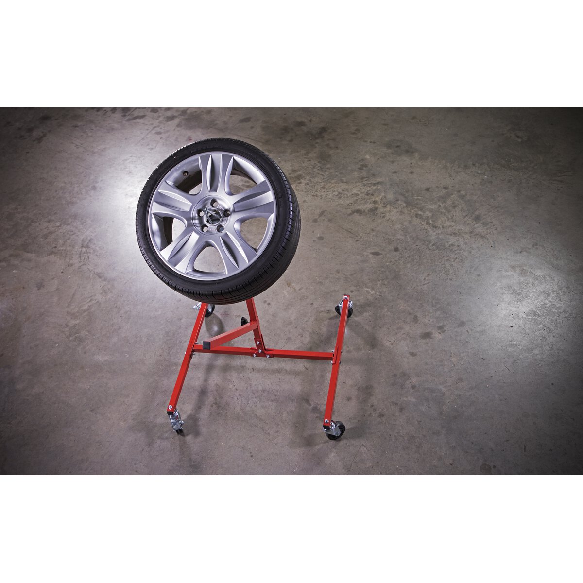 Alloy Wheel Painting/Repair Stand Heavy-Duty - Single Wheel Capacity