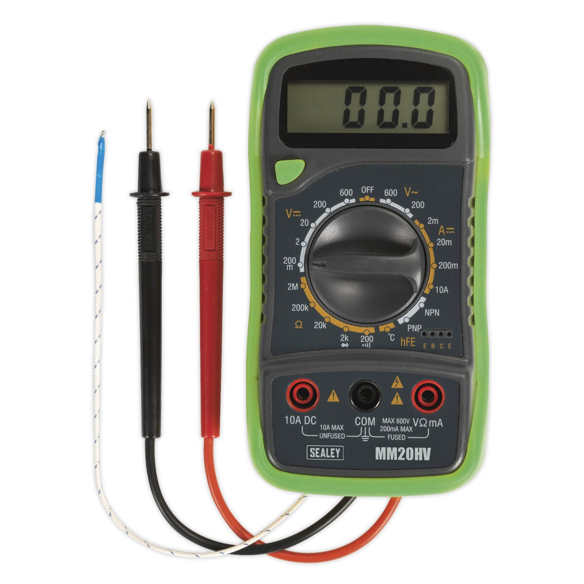 Digital Multimeter 8 Function with Thermocouple Hi-Vis