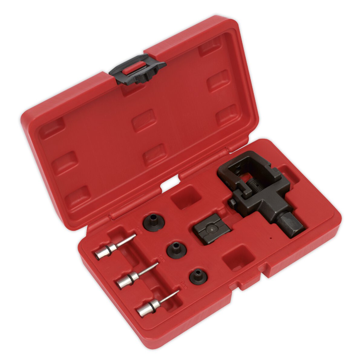 Heavy-Duty Motorcycle Chain Splitter & Riveting Tool Set