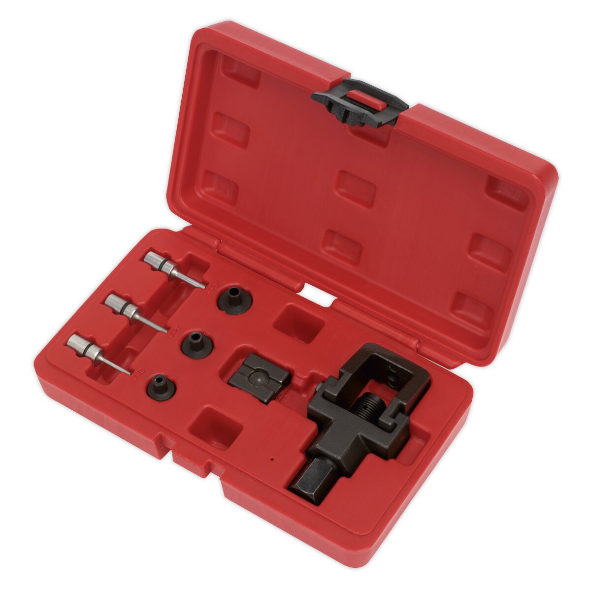 Heavy-Duty Motorcycle Chain Splitter & Riveting Tool Set