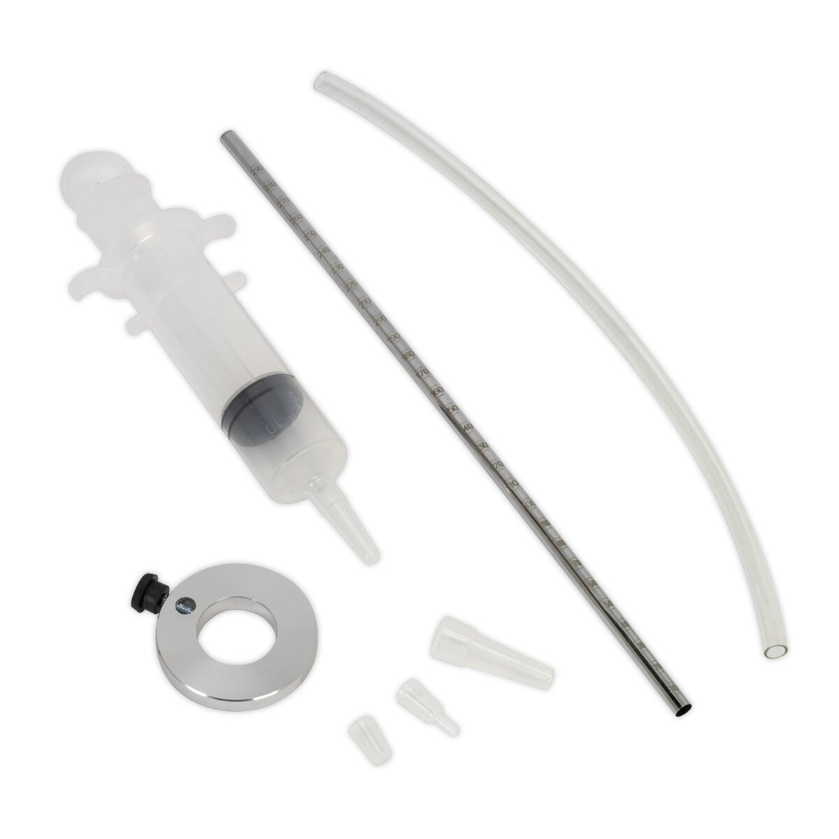 Motorcycle Fork Oil Level Gauge with Top-Up Syringe