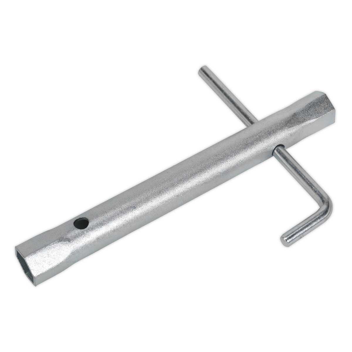 Double End Long Reach Spark Plug Box Spanner 16/18mm with L-Bar