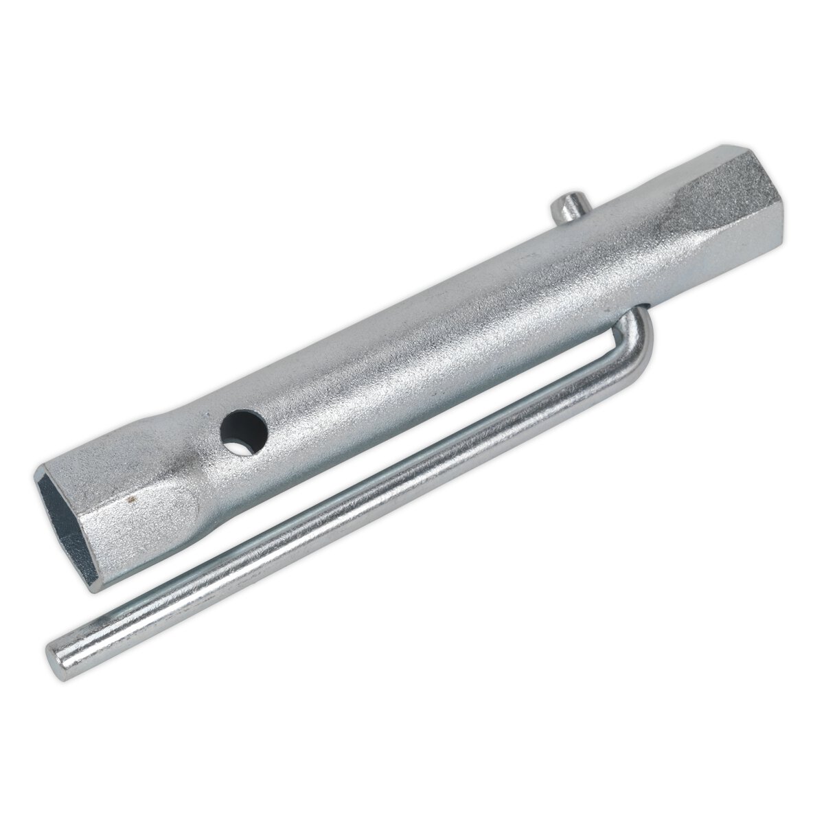 Double End Long Reach Spark Plug Box Spanner 17/21mm with L-Bar