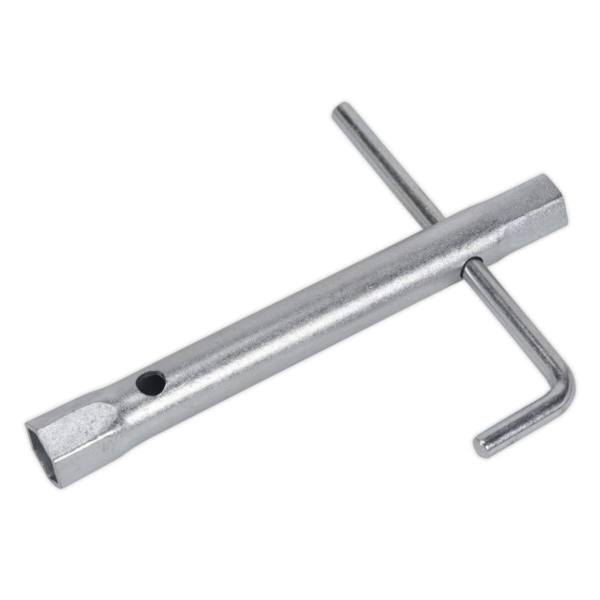 Double End Long Reach Spark Plug Box Spanner 14/16mm with L-Bar
