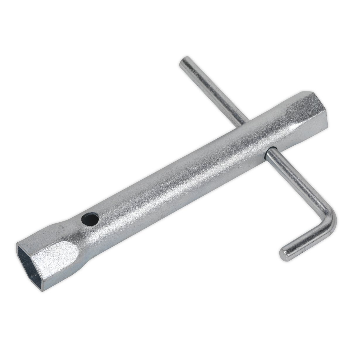 Double End Long Reach Spark Plug Box Spanner 18/21mm with L-Bar