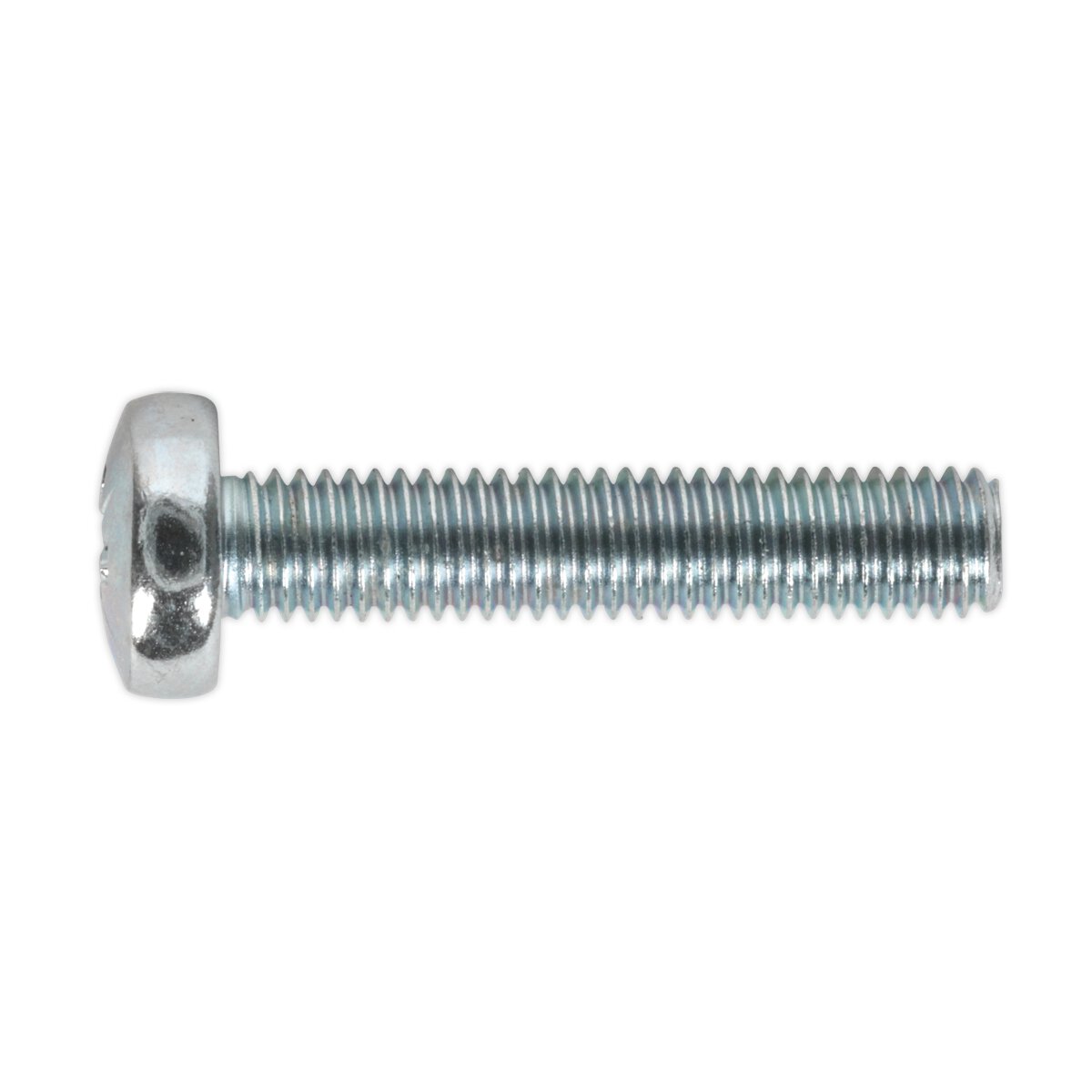Machine Screw M5 x 25mm Pan Head Pozi Zinc DIN 7985z Pack of 50