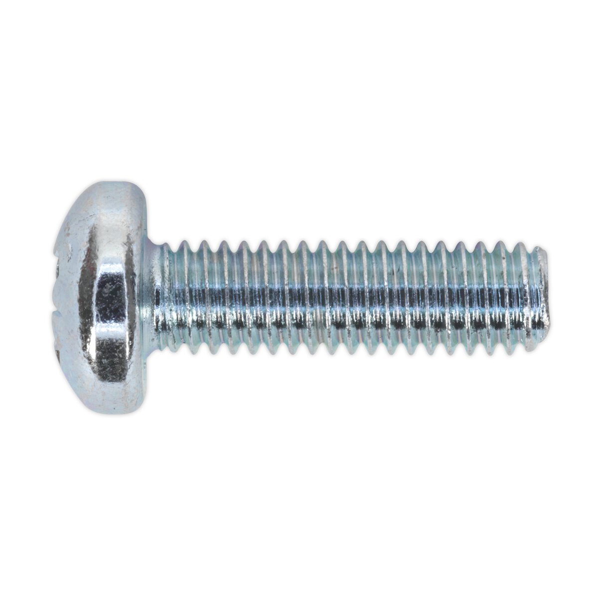 Machine Screw M6 x 20mm Pan Head Pozi Zinc DIN 7985z Pack of 50