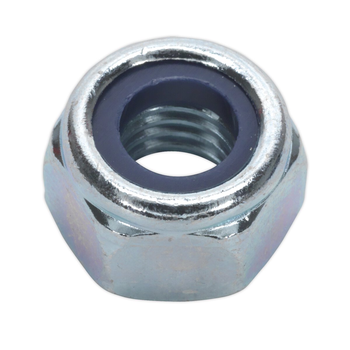 Nylon Lock Nut M10 Zinc DIN 982 Pack of 100