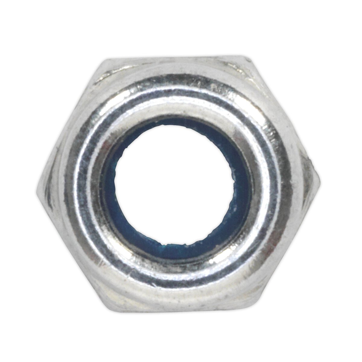 Nylon Lock Nut M4 Zinc DIN 982 Pack of 100