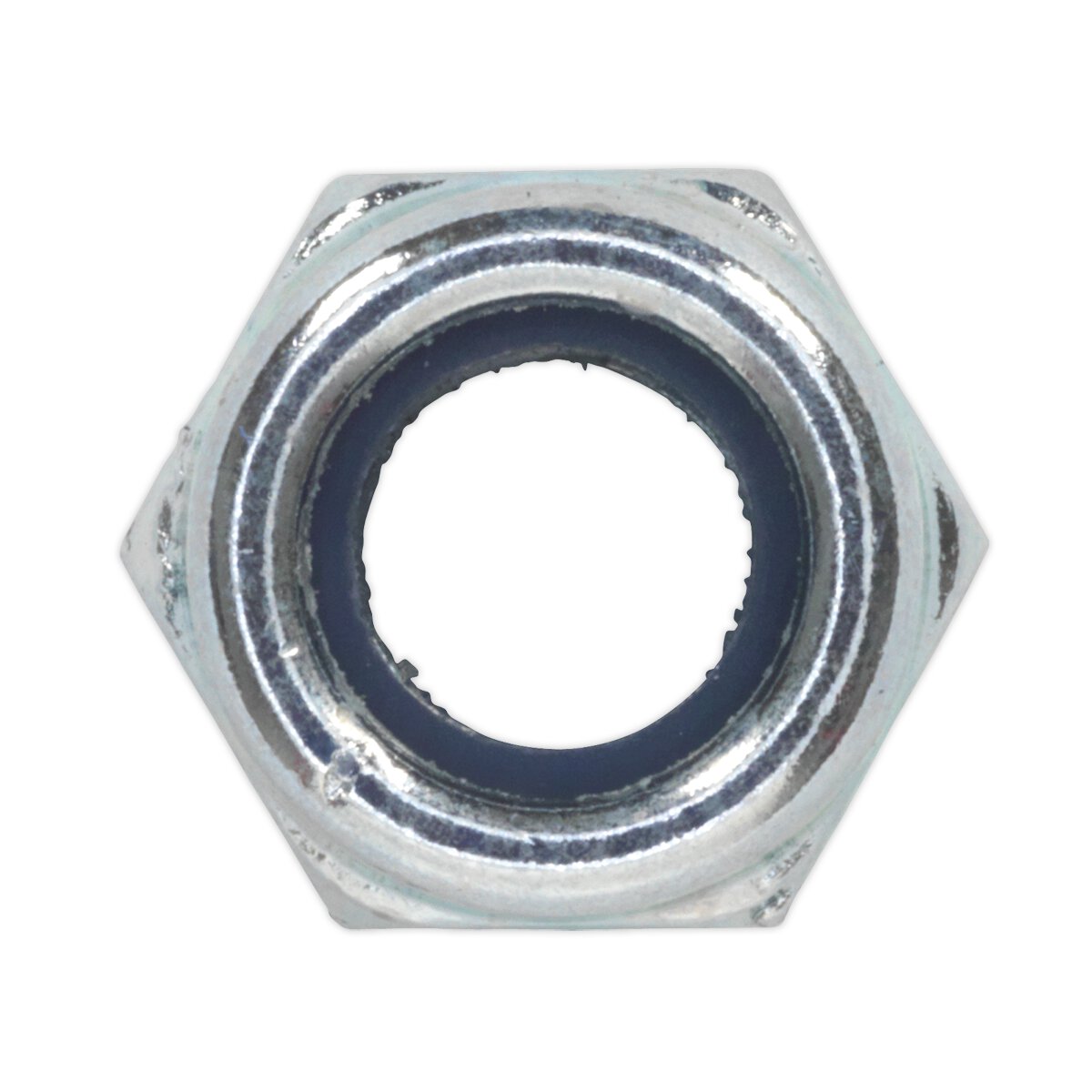 Nylon Lock Nut M6 Zinc DIN 982 Pack of 100