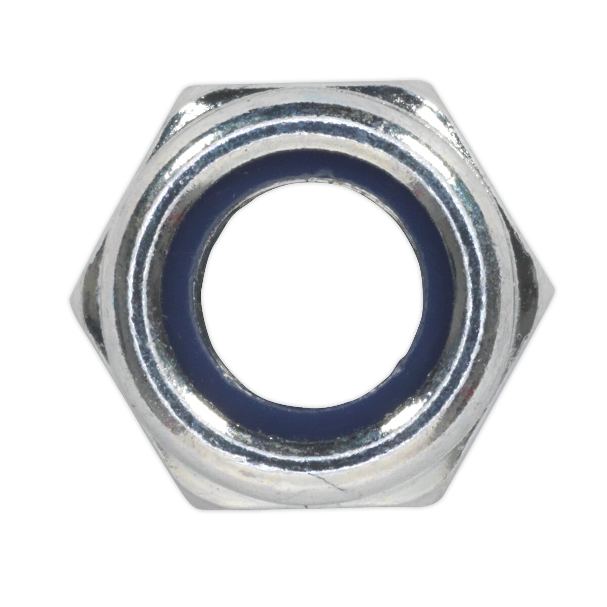 Nylon Lock Nut M8 Zinc DIN 982 Pack of 100