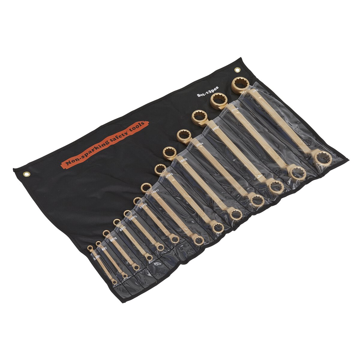 Double End Ring Spanner Set 13pc 5.5-32mm Non-Sparking