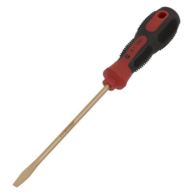 Screwdriver Slotted 4 x 100mm Non-Sparking