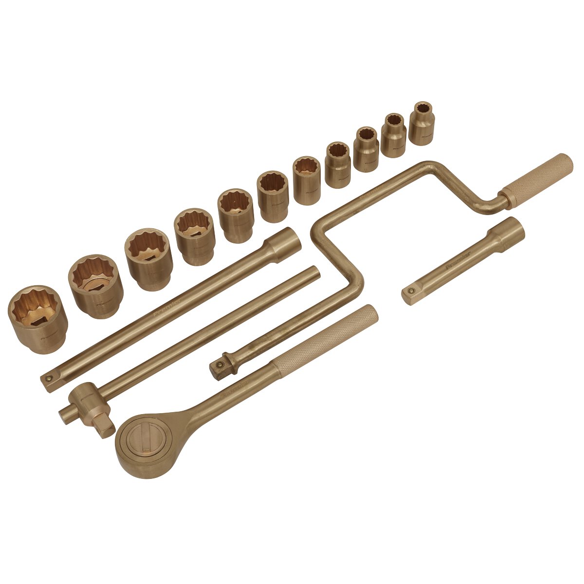 Socket Set 17pc 1/2"Sq Drive Non-Sparking