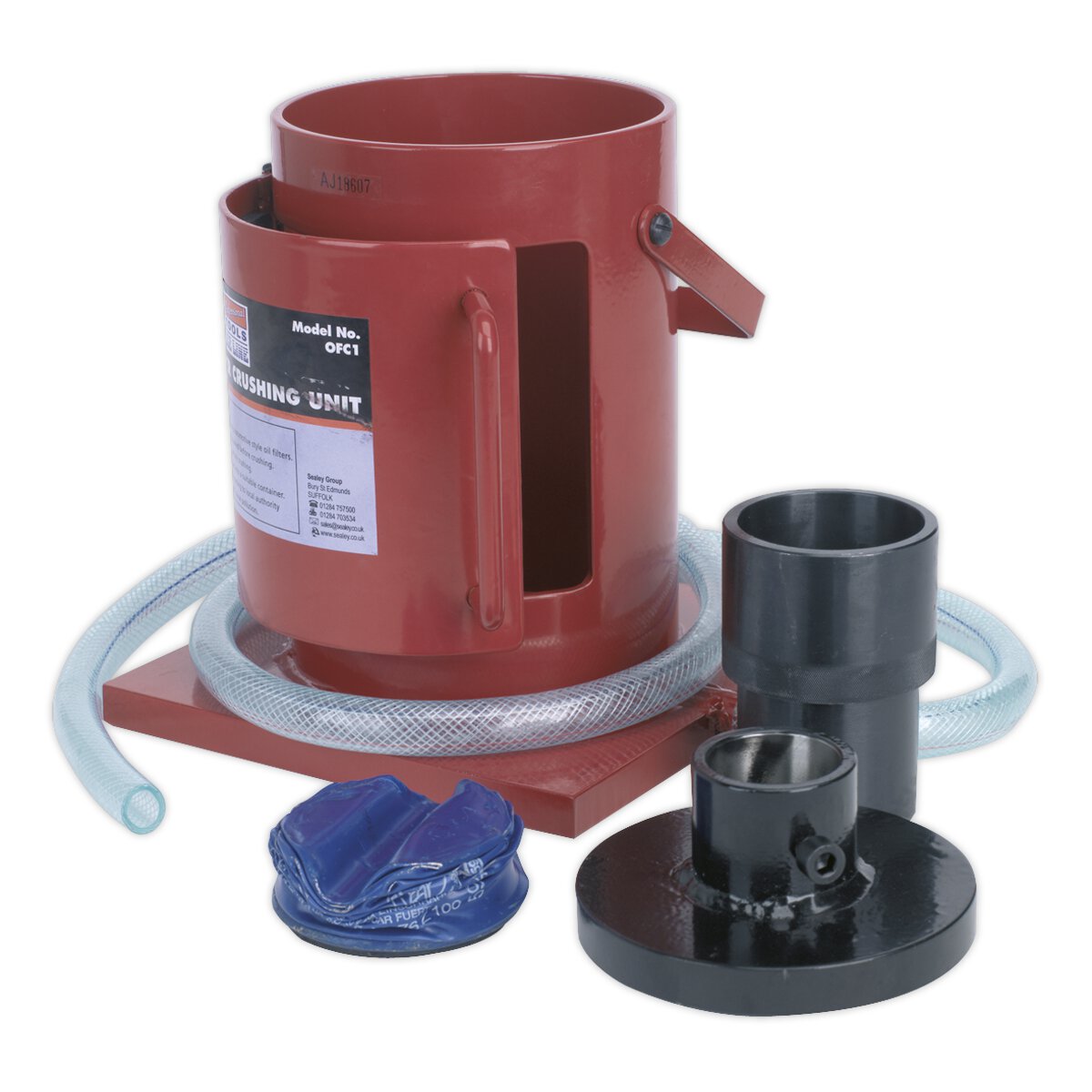 Oil Filter Crushing Unit
