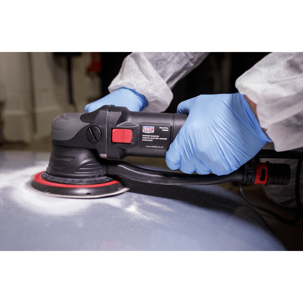 Random Orbital Electric Sander Ø150mm 600W/230V