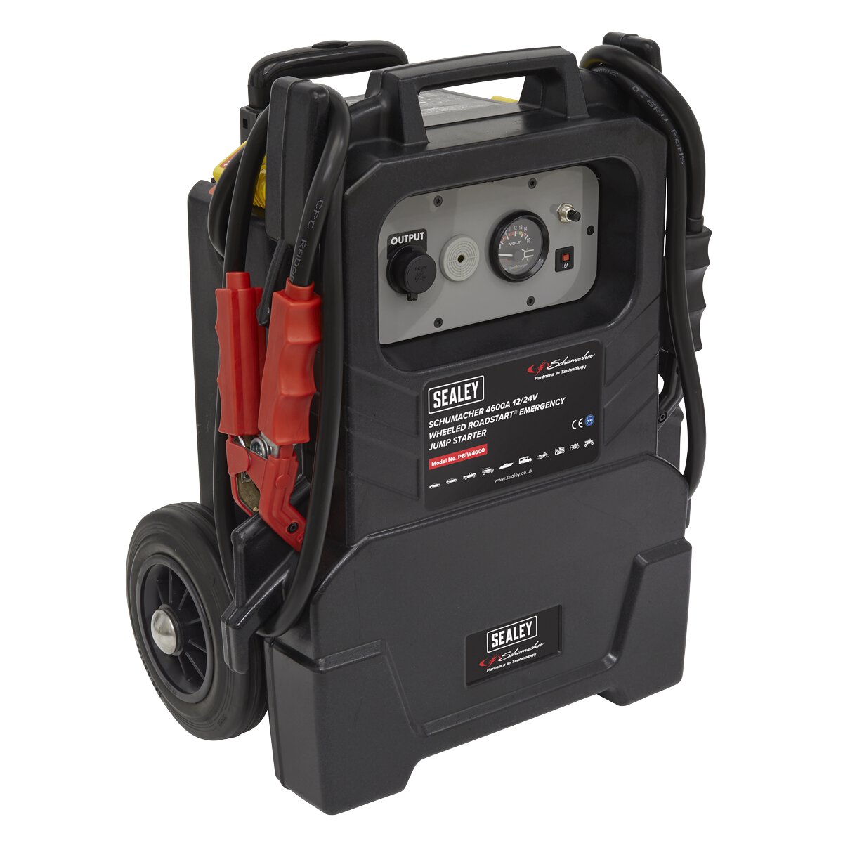 Schumacher® Wheeled RoadStart® Emergency Jump Starter 12/24V 500hp