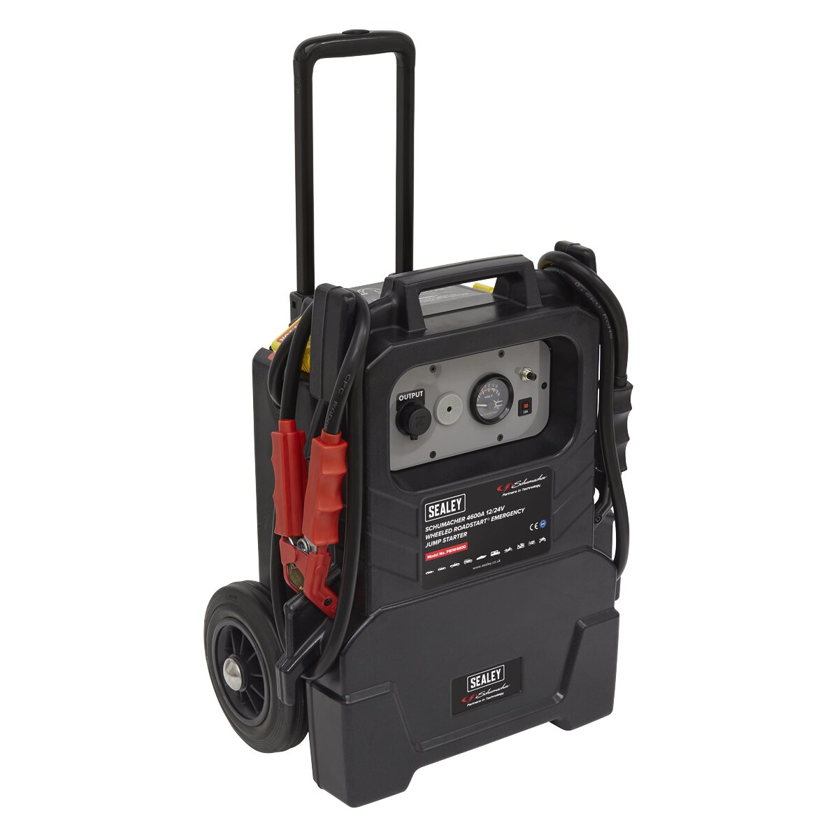 Schumacher® Wheeled RoadStart® Emergency Jump Starter 12/24V 500hp