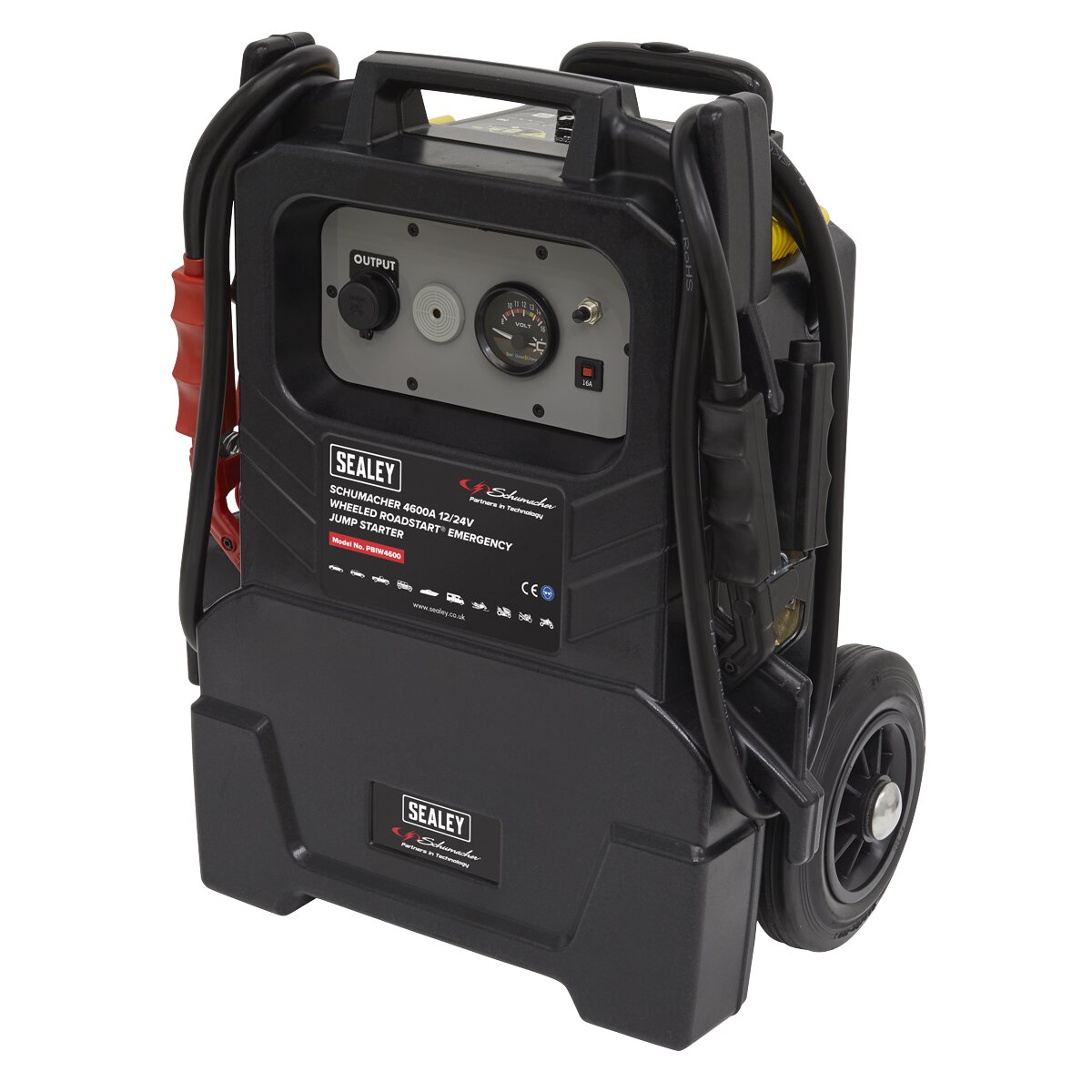 Schumacher® Wheeled RoadStart® Emergency Jump Starter 12/24V 500hp